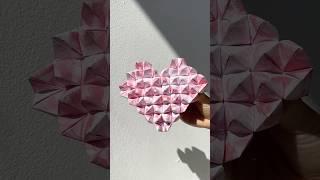 How to make Origami Paper Heart with Kisses