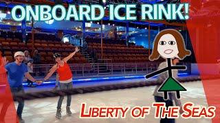 How to Ice Skate on a Cruise Ship... Royal Caribbean, Liberty of The Seas