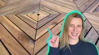 Transform Your Patio with PrimeZone Acacia Interlocking Deck Tiles