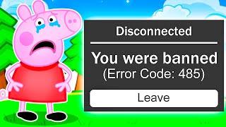 Peppa Pig got BANNED in Roblox Snapchat!