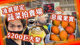 【蔬菜拍賣】凌晨夜闖台北第一果菜批發市場！！發現惡魔果實？