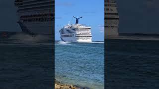 Carnival Sunrise leaving Miami #cruise #vacation #caribbean #music #sailing