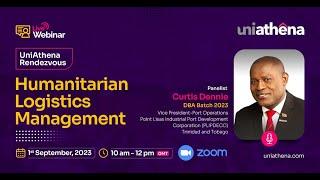 Webinar- Humanitarian Logistics Management