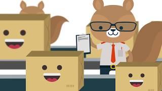 Orava animatie video -  efficient importing and precise tracking of intercontinental shipments