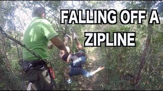 FALLING OFF A ZIPLINE (Vlog #112)