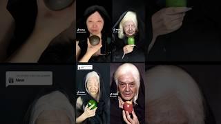 Old Woman tranform to Beautiful Woman #trend #trenddouyin #makeuptransformation