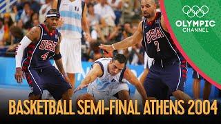 USA v Argentina - Men's Basketball Semi-Final | Athens 2004 Replays