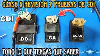 COMO PROBAR CDI DE MOTO 125,150,200,250 CC (FACIL Y RÁPIDO) PRUEBAS CON MULTÍMETRO Y MANUAL ‍