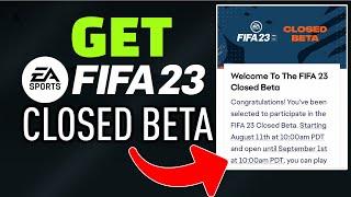 HOW TO GET FIFA 23 BETA CODE OFFICIALLY IN YOUR ACCOUNT