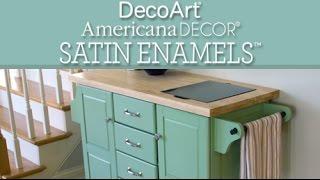 Learn About Americana Decor Satin Enamels | DecoArt®