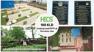 HECS 100KLD Underground PSTP at Porvorim, Goa | Sustainable Community Wastewater Treatment System