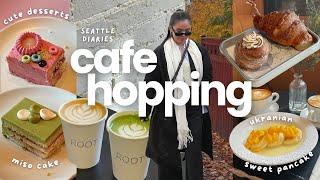 cafe hopping in seattle   cute & aesthetic desserts, local shops, small businesses, bakeries