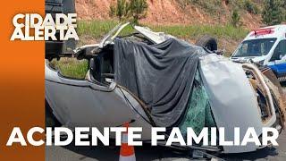 Família que estava indo para velório se envolve em acidente