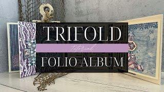 Trifold Waterfall Folio Tutorial - Make a Splash - Album Kit Vol 06 2023