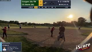 Cougars 16u TM vs Carol Stream Storm 16U (2022.07.13)