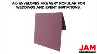 Burgundy A10 Envelopes   JAM Paper