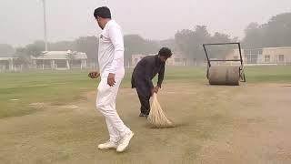 Pitch Preparation | BlackHawks vs Shield 11 | Cricket Jampur