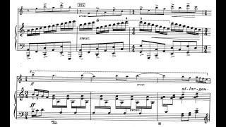 David Diamond - Sonata No. 1 for Violin and Piano (1943-46) [Score-Video]