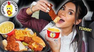 Dave's Hot Chicken Mukbang & Crazy Storytime: Beach Wedding, Police & Sea Sick Drama!