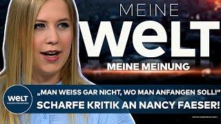 BEATRICE ACHTERBERG: "Man weiß gar nicht, wo man anfangen soll!" Volle Breitseite gegen Nancy Faeser