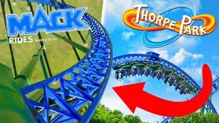 236FT TALL COASTER BEING BUILT AT THORPE PARK!!