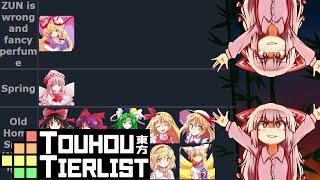 Touhou Tierlist Based on Smell