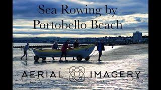 DJI Cinematic footage. Sea Rowing @ Portobello with the mini 2. Aerial Imagery.