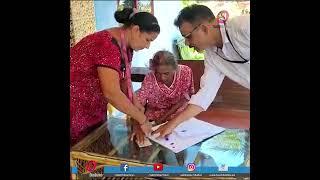 Senior citizens cast their votes for assembly elections in Bhatkal