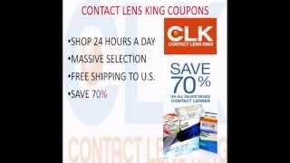 Contact Lens King Coupon Offers - Get Up To 70% Off Retail Prices With Contact Lens King Coupon