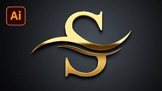 Logo Design - Premium S Letter logo Design Ideas: Step-by-Step Illustrator Tutorial