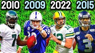 NFL...But A Wheel Decides What Year Their Quarterback is From!