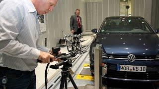 So arbeitet der Akustik-Prüfstand im VW-Werk in Baunatal