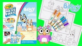 Bluey Color Wonder by Crayola!! Learn Colors with Bluey!