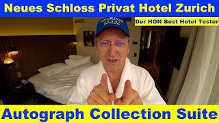 Neues Schloss Privat Zurich Autograph (Review & Tour of Room) The Hotel Inspector #hotelinspector