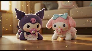 Baby Kuromi and Baby Melody are so cute! 