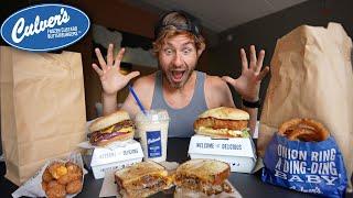 Erik's FIRST Time Eating Culvers Fast Food!