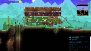 Youtube's Quickmind01 playing Terraria with Mario - 3