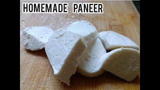 Homemade Paneer | Cow milk | Soft and fluffy | Meera Cooks