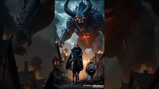 "King with Pet Lion and demon Monster | Film"#monster#viral#ai#trending#youtube