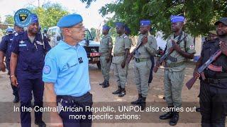 Minusca police act for Central Africans