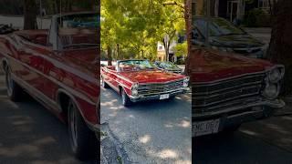 Ford Galaxie Convertible 1967 #classiccars #60s #ford