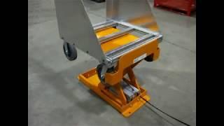 Scissor Lift Pneumatic Light Duty, Industrial Cart, Material Handling Equipment by Topper Industrial