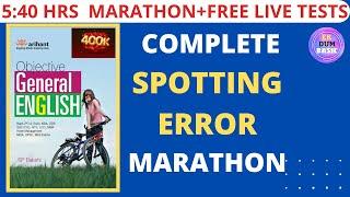 COMPLETE SPOTTING ERROR  (ARIHANT SP BAKSHI)