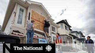 Calgary cleans up after destructive hail storm