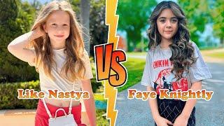 Like Nastya VS Faye Knightly Transformation  New Stars From Baby To 2024