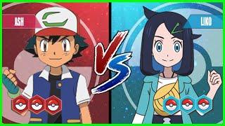 Pokémon Battle Pedia: Kanto Ash Vs Liko