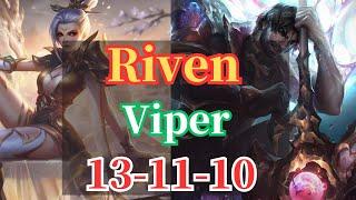 LOL VIPER Challenger 1230lp Riven VS Jayce 13-11-10