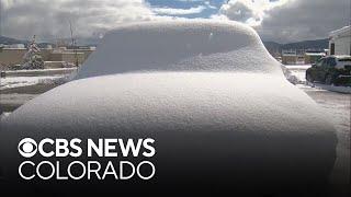 Colorado's mountain communities digging out after big snowfall