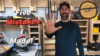 Five Mistakes When Building My French Cleat Tool Wall!