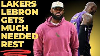 Lakers Lebron James Will Benefit From Rest